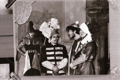 Békés András: Pikkó herceg és Jutka Perzsi, 1969., Szentendrei Teátrum, Fotó: Gajzágó Jolán [talán 1970]., Lelőhely: Ferenczy Múzeumi Centrum, Történeti gyűjtemény